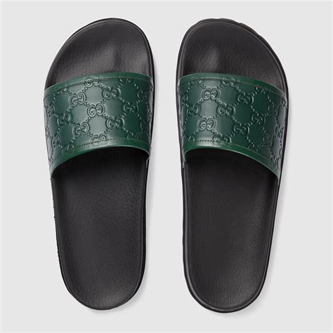 wearing gucci slides men|gucci slides men real.